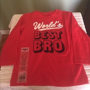 Worlds Best Bro shirt NEW